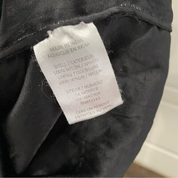 Vie La V Nile Metallic Mini Black Silver Gold Sequin Dress 2 Holiday Party - Picture 5 of 6